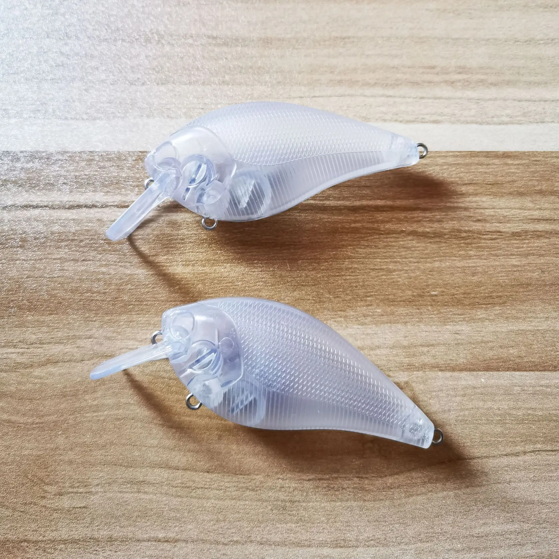 Unpainted Crank Fishing Lure Bait Wobbler ABS Minnow Lure, Lure Accessories - view 10