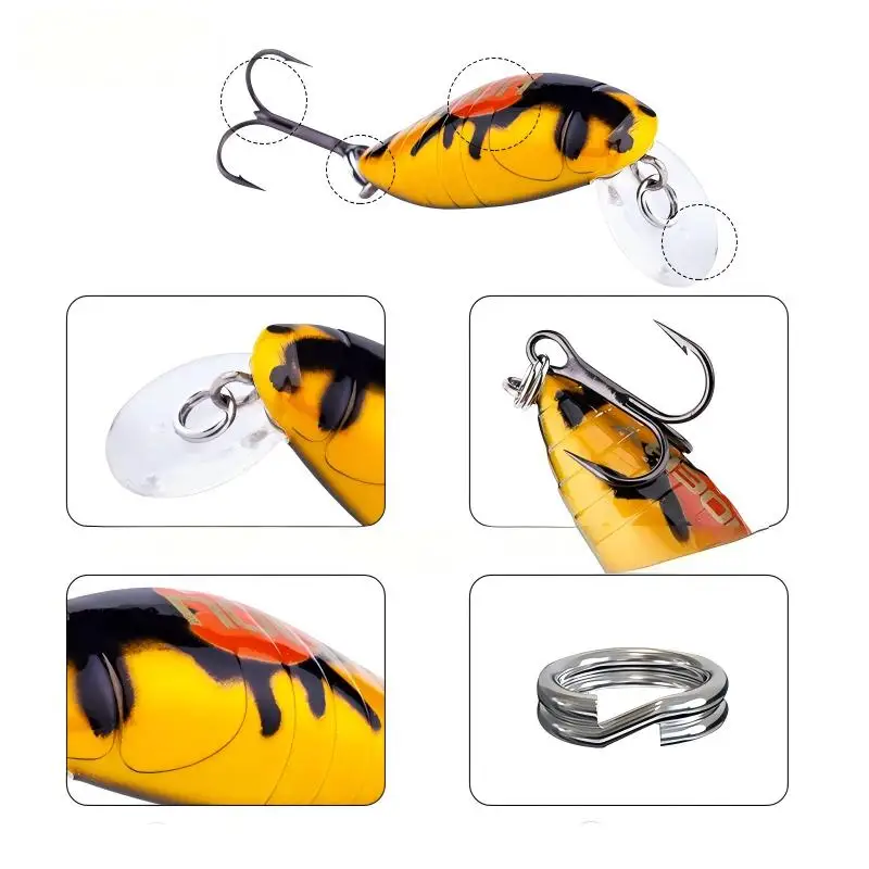 CHEERY Fly Lure Small Size Trout ABS Various - view 3