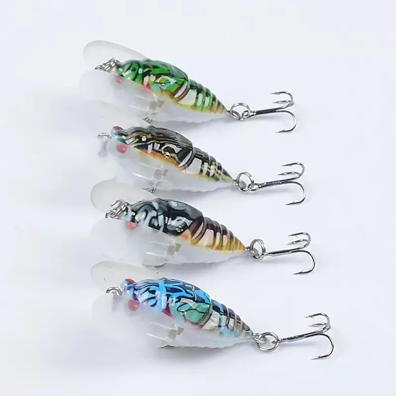 Cicada Lifelike Topwater Fishing Lures Popper ABS Hard Lure - view 4