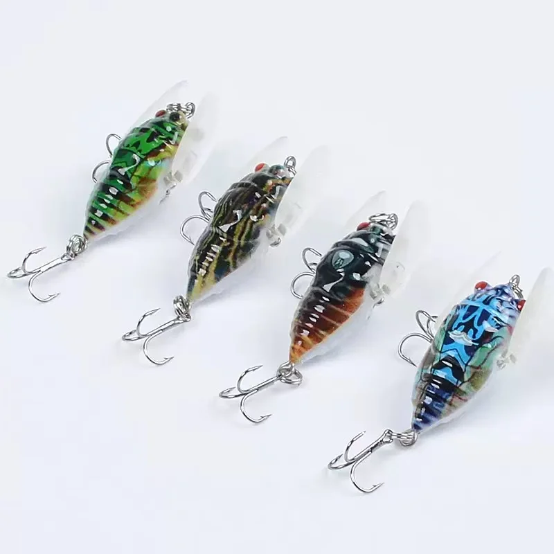 Cicada Lifelike Topwater Fishing Lures Popper ABS Hard Lure - view 5