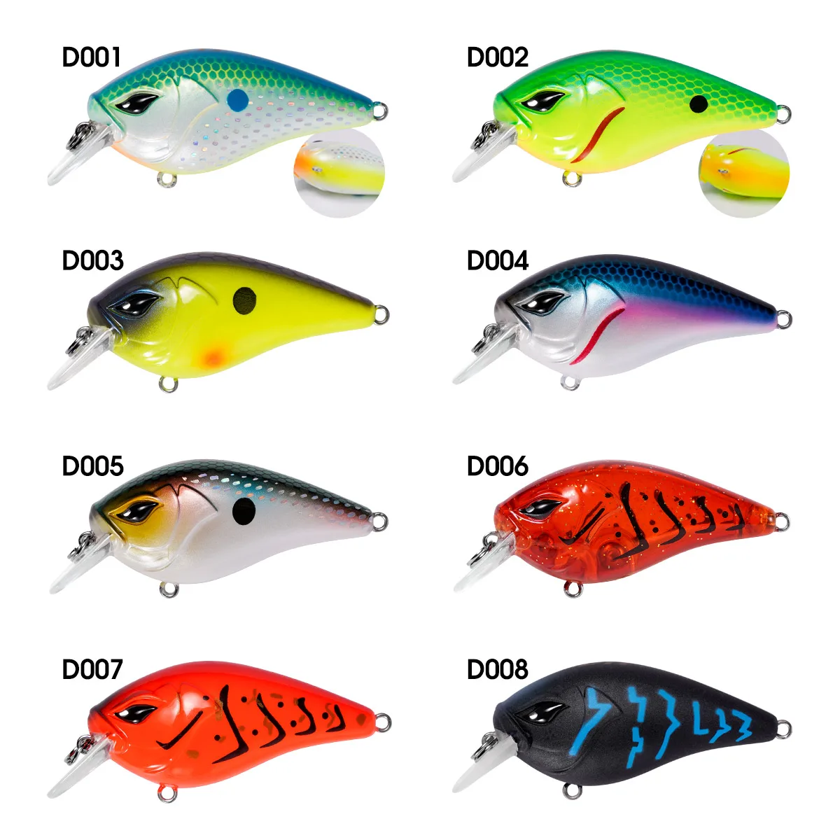 CHEERY Bass Crankbait Trout Magnet Square Stainless Steel, ABS, Various Lure Accessories - view 2