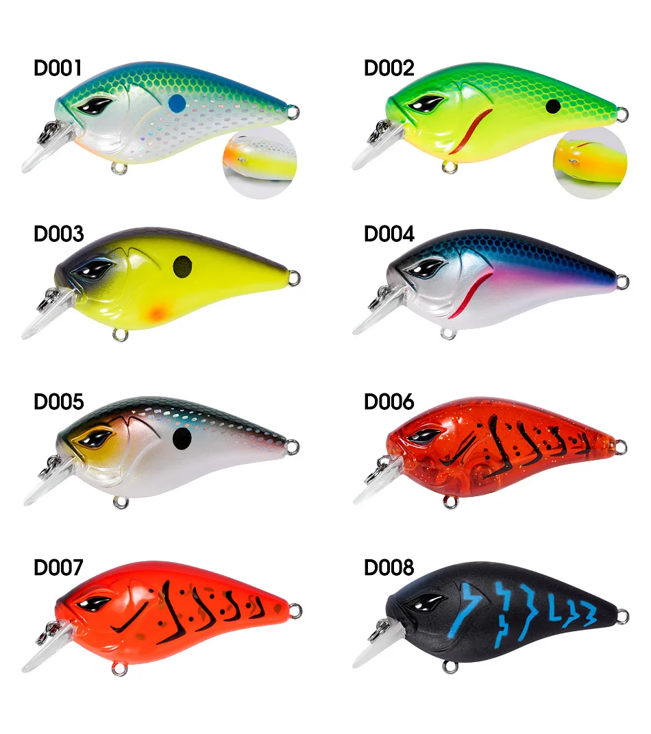 CHEERY Bass Crankbait Trout Magnet Square Stainless Steel, ABS, Various Lure Accessories - view 8