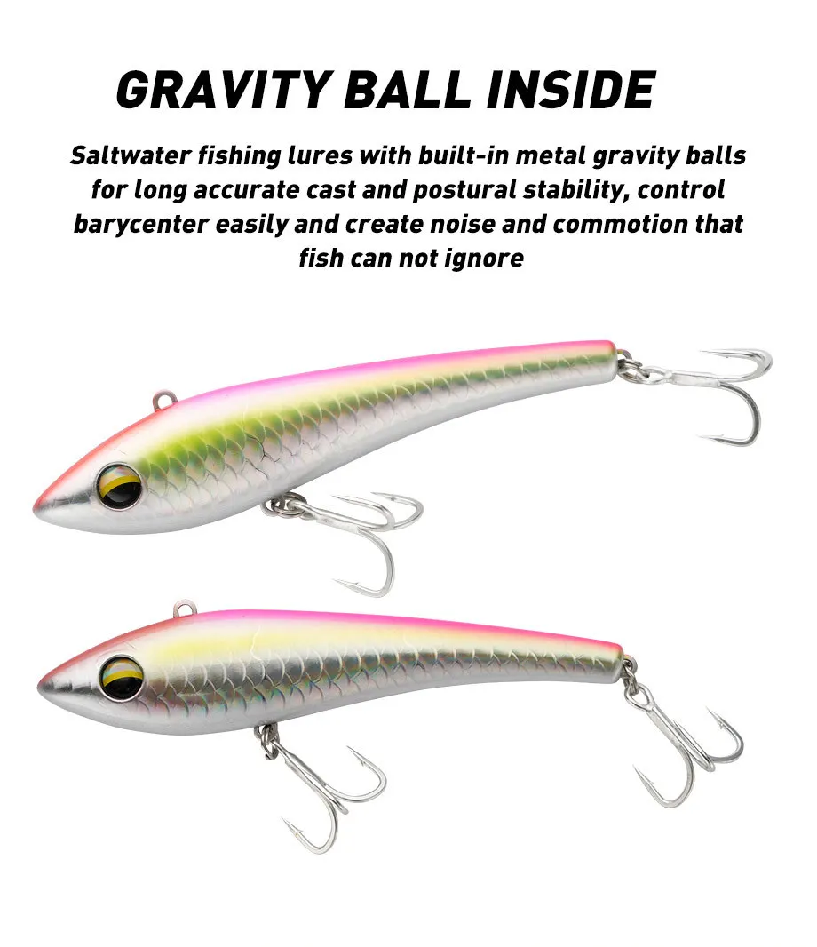 Cheery 13 5cm Sea Fishing Sinking ABS Hard Lure - view 10