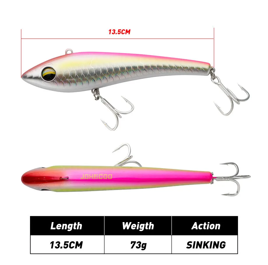 Cheery 13 5cm Sea Fishing Sinking ABS Hard Lure - view 15