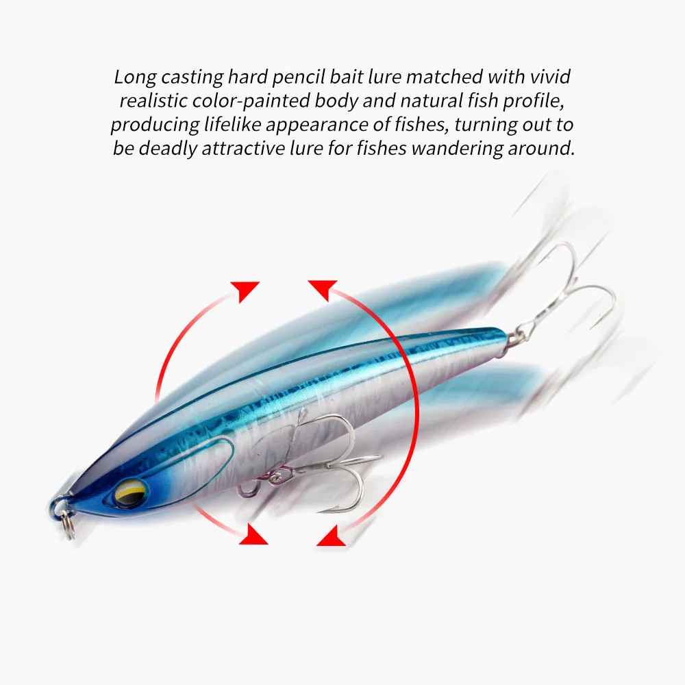 Cheery New 105mm 28 4g Long ABS Pencil Lure - view 12