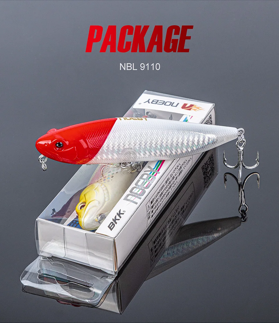 Noeby NBL 9110 Top Water Pencil ABS Plastic Pencil Lure - view 7