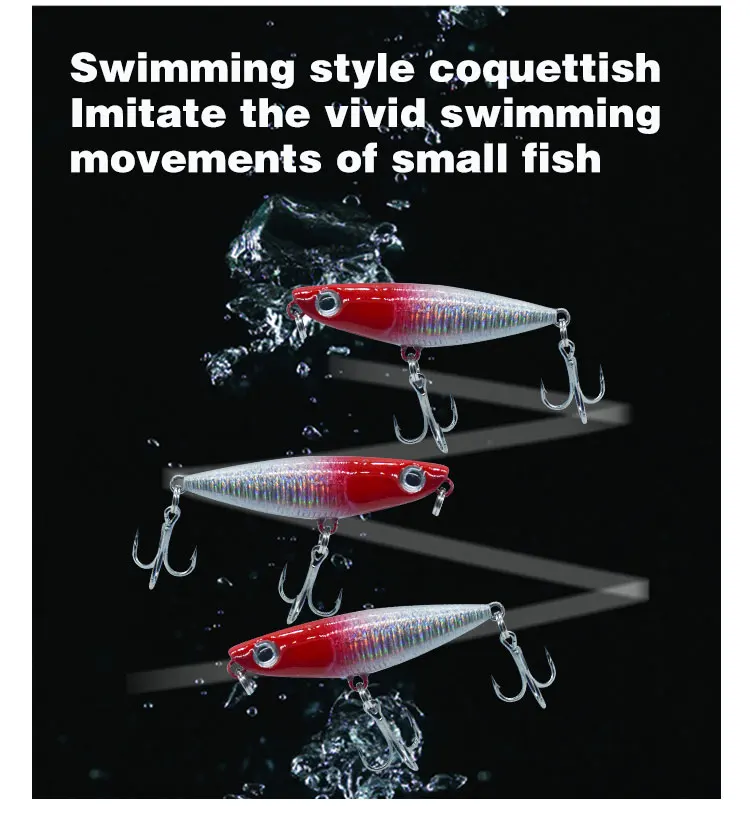 Wholesale 43mm 1 8g Top Water ABS Pencil Lure - view 11