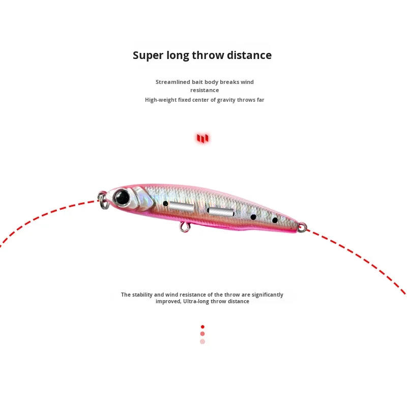 Cheery Long Casting Full Swim Layer Plastic Lure Accessories - view 4