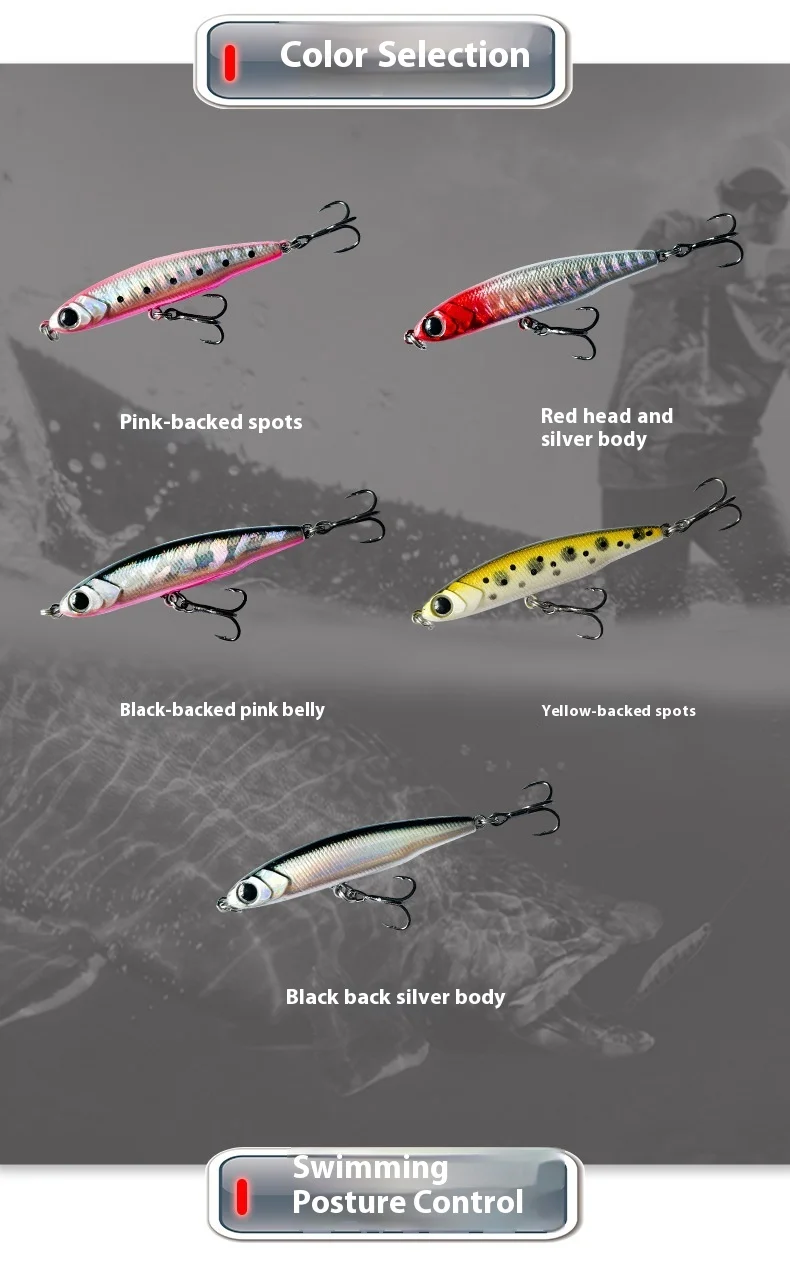 Cheery Long Casting Full Swim Layer Plastic Lure Accessories - view 12