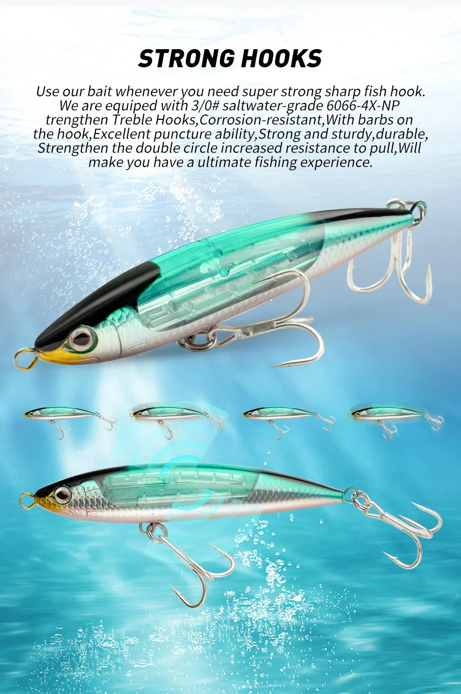 Cheery High Quality Floating Large Pencil ABS Pencil Lure - view 11