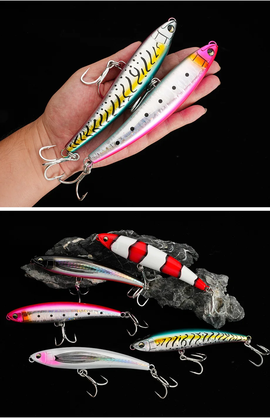 Cheery Stickbait Fishing Lure 160mm 66g Plastic Pencil Lure - view 15