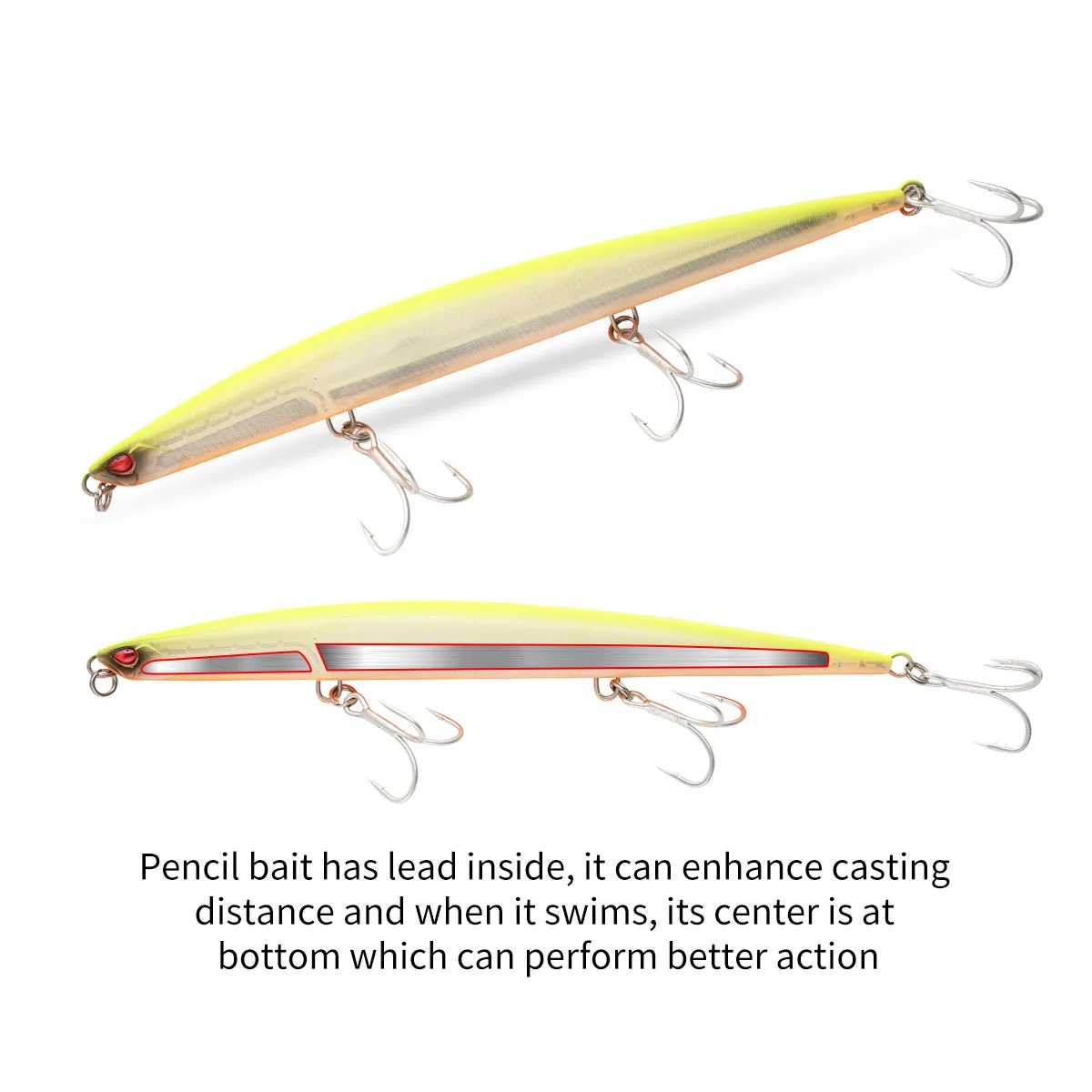 Cheery New 180mm 52g Tuna Hard ABS Pencil Lure - view 8