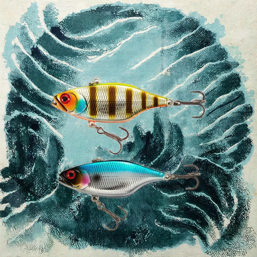 New 6cm 12g ABS Vibration Fishing ABS, Plastic Minnow Lure - view 6