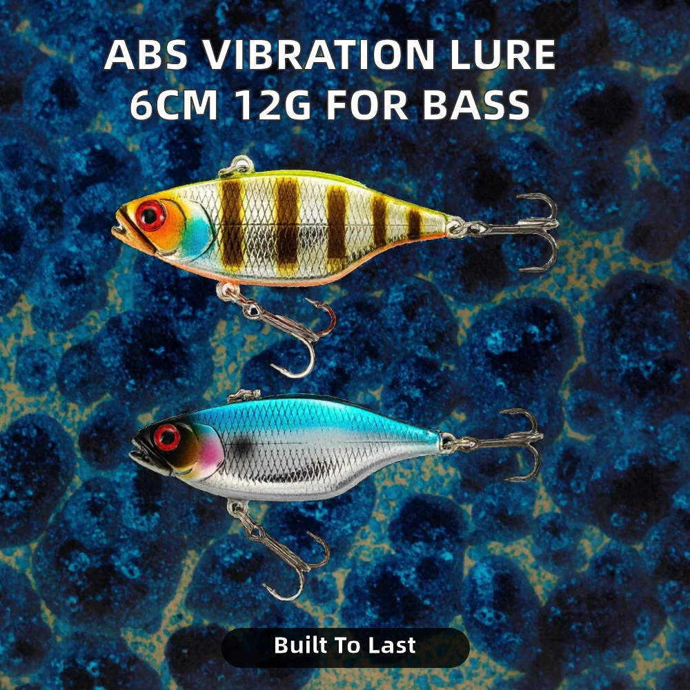 New 6cm 12g ABS Vibration Fishing ABS, Plastic Minnow Lure - view 8