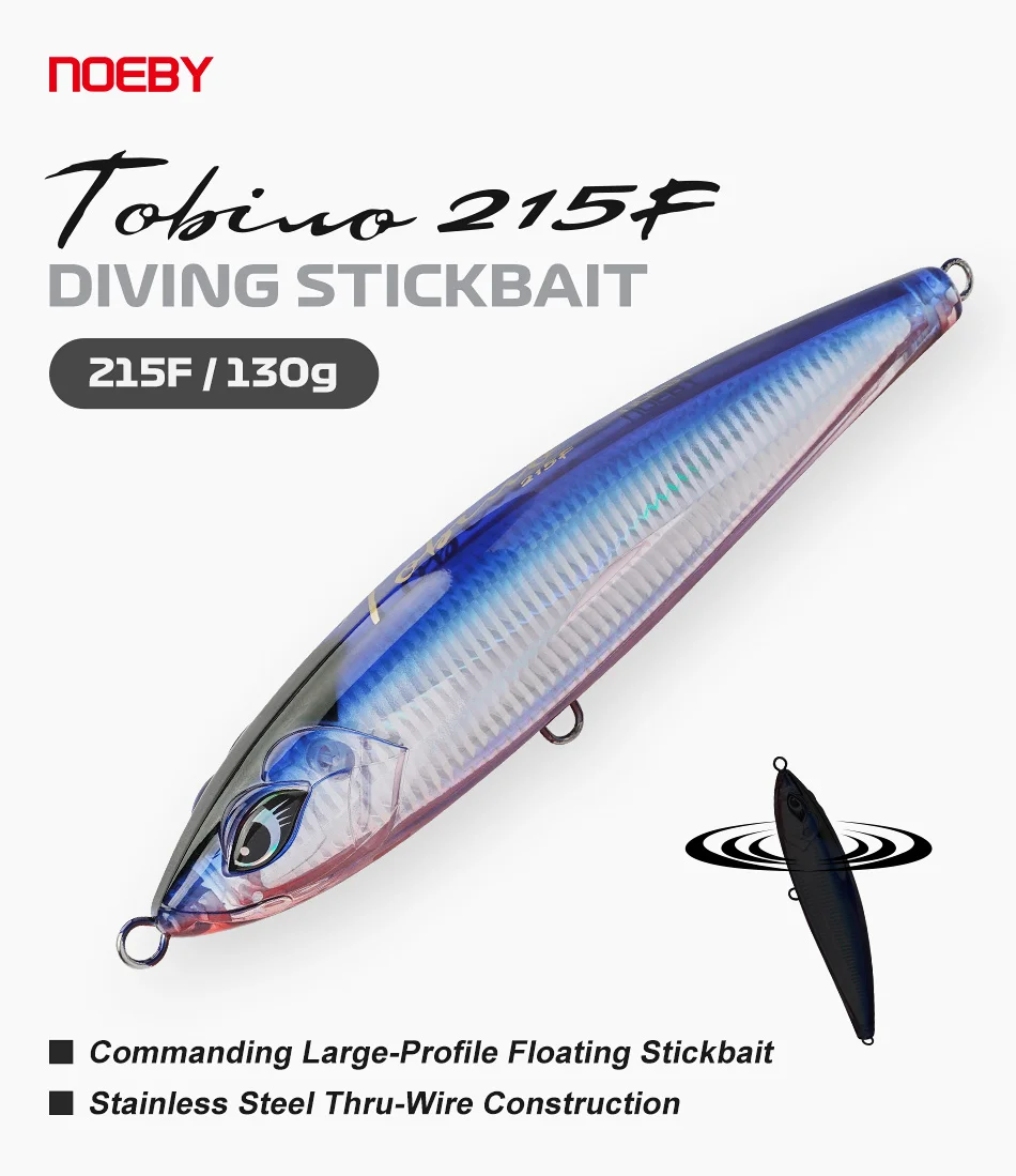 NOEBY 215mm 128g Floating Fishing Lure ABS Pencil Lure - view 7