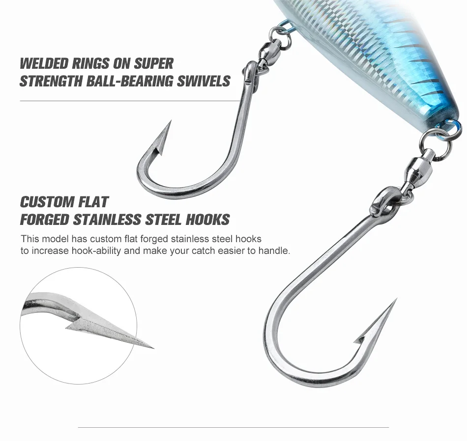 CHEERY Sinking Lure Hard Ball Bearing ABS Hard Lure - view 9