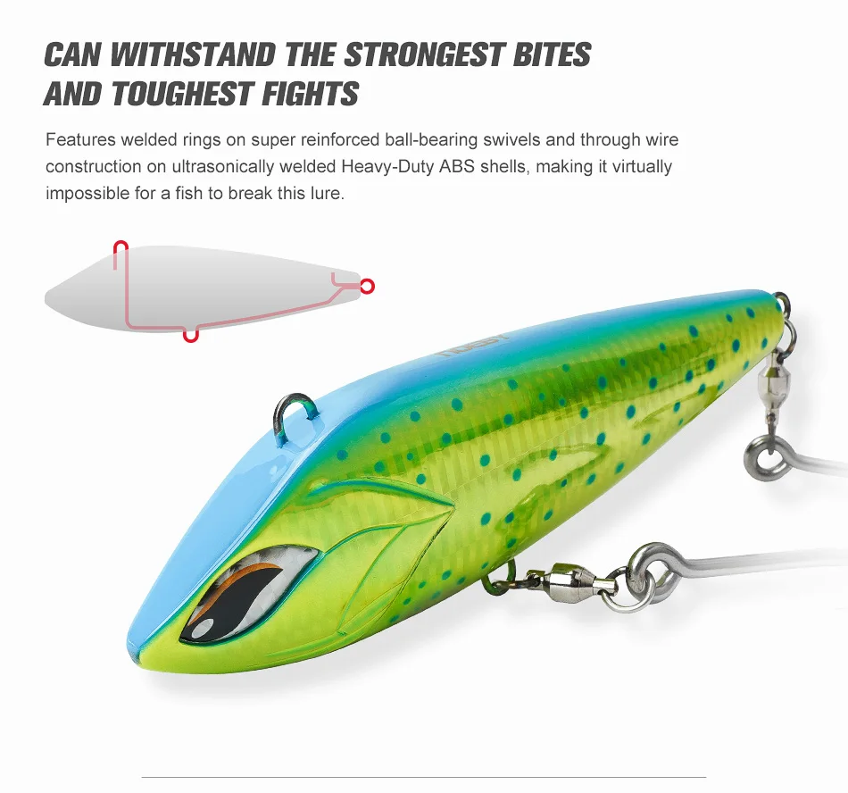 CHEERY Sinking Lure Hard Ball Bearing ABS Hard Lure - view 10