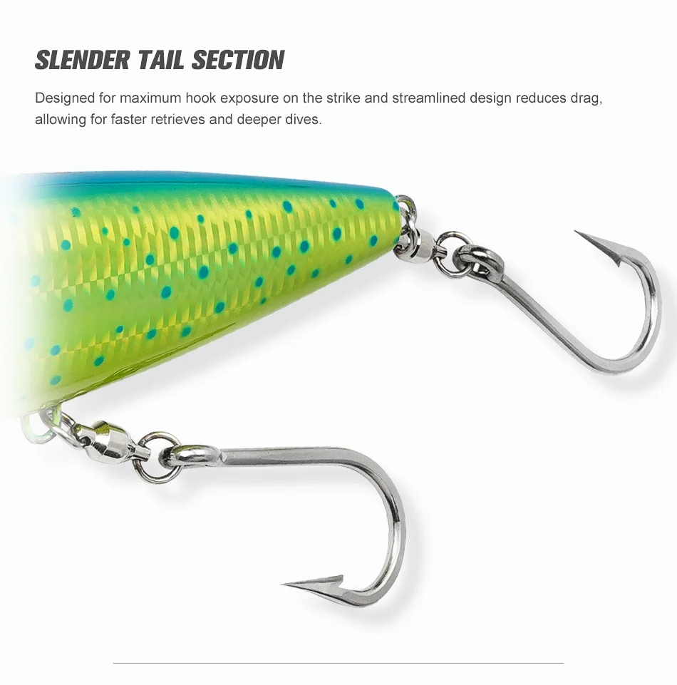 CHEERY Sinking Lure Hard Ball Bearing ABS Hard Lure - view 12