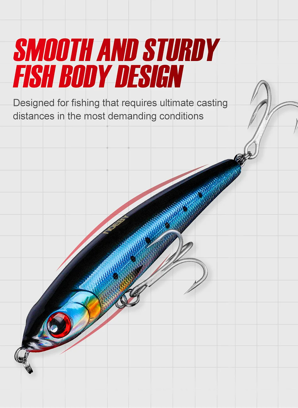 CHEERY Sinking Lure Hard Ball Bearing ABS Hard Lure - view 14