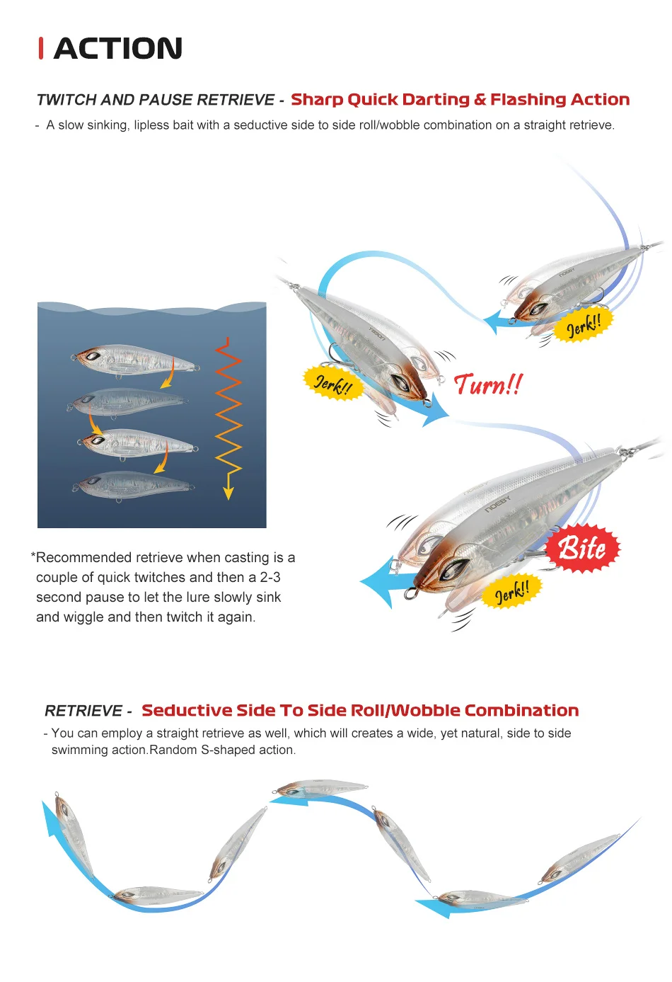 Saltwater Fishing Stickbait Offshore Inshore Big ABS Stickbait, Lure - view 9