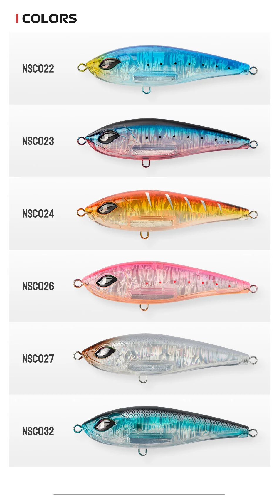 Saltwater Fishing Stickbait Offshore Inshore Big ABS Stickbait, Lure - view 12