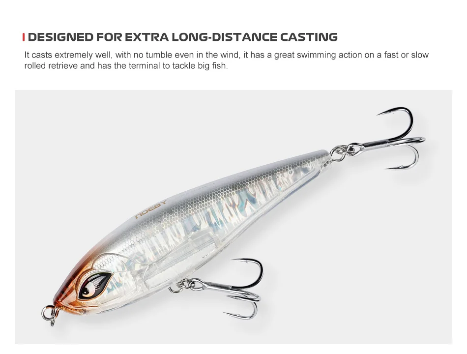 Saltwater Fishing Stickbait Offshore Inshore Big ABS Stickbait, Lure - view 13