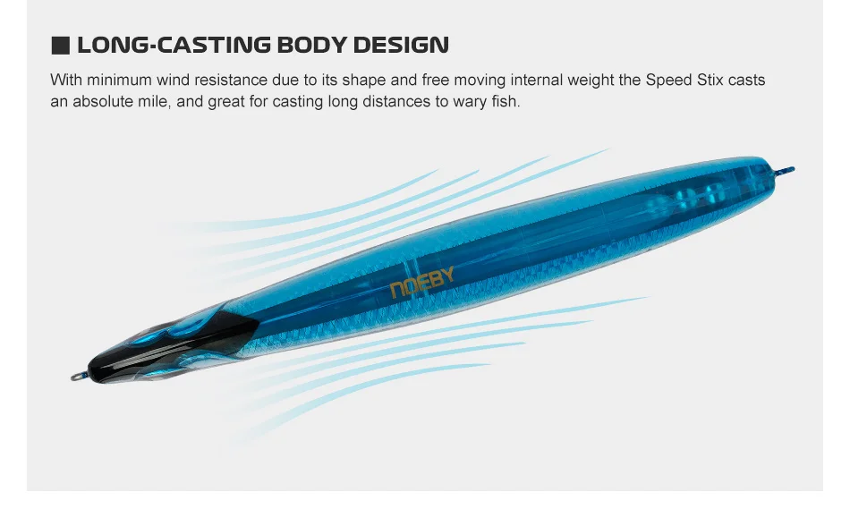 CHEERY Level Sinking Stickbait 160s 185s ABS Minnow Lure - view 14