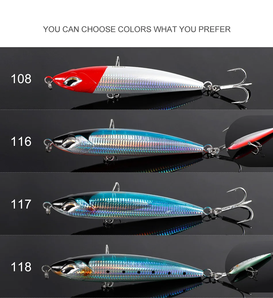 CHEERY 160mm 190mm Top Water Good ABSPlastic Lure - view 10