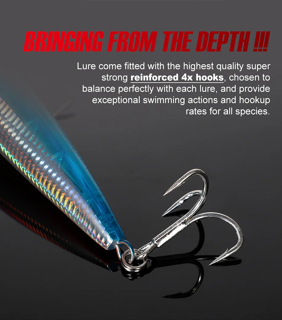 CHEERY 160mm 190mm Top Water Good ABSPlastic Lure - view 14