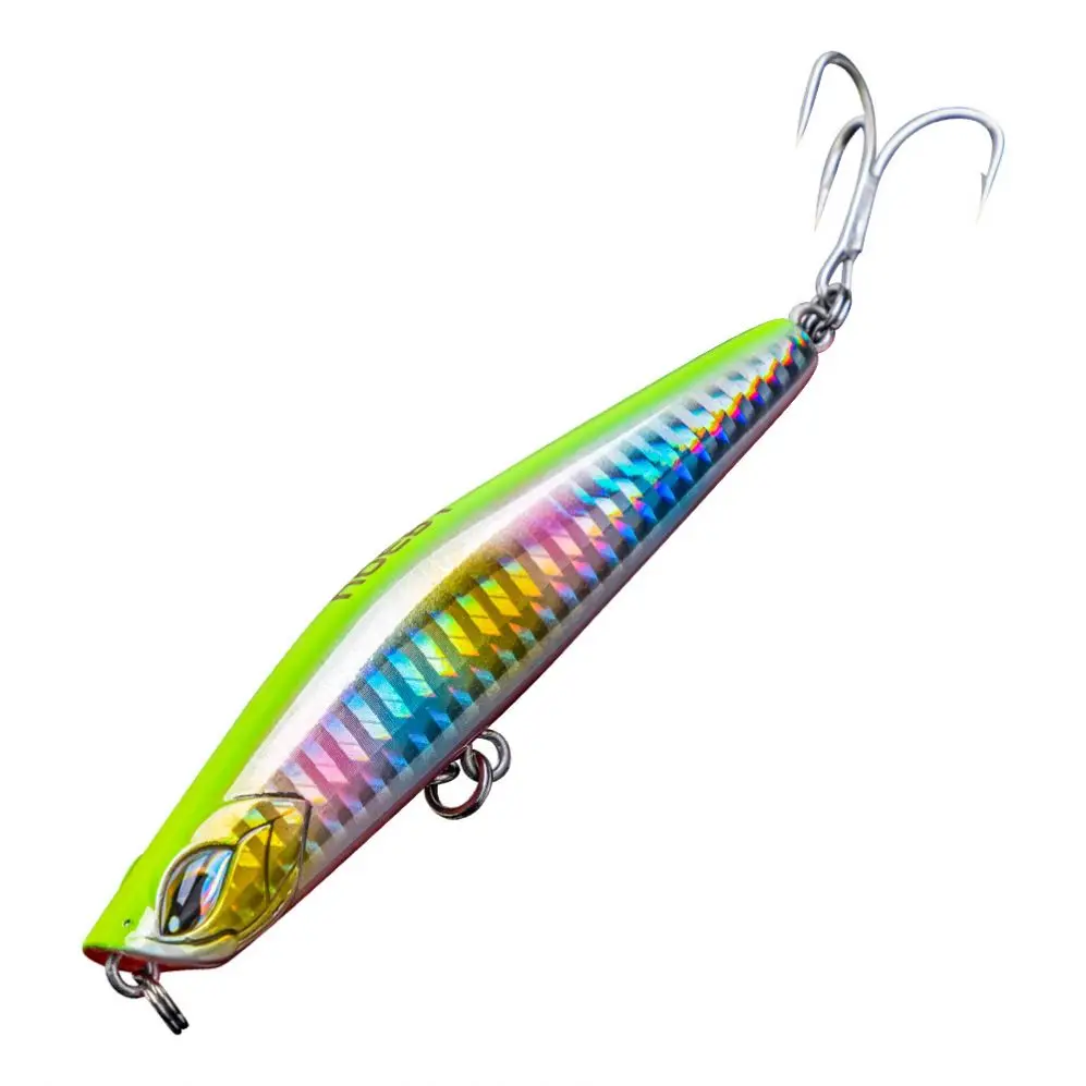 Sinking Pencil Lure 99mm Luminous Fishing Silicone Lure, Slice, Powdery, Lure Accessories, Integrated Bait, Floating Bait - view 3