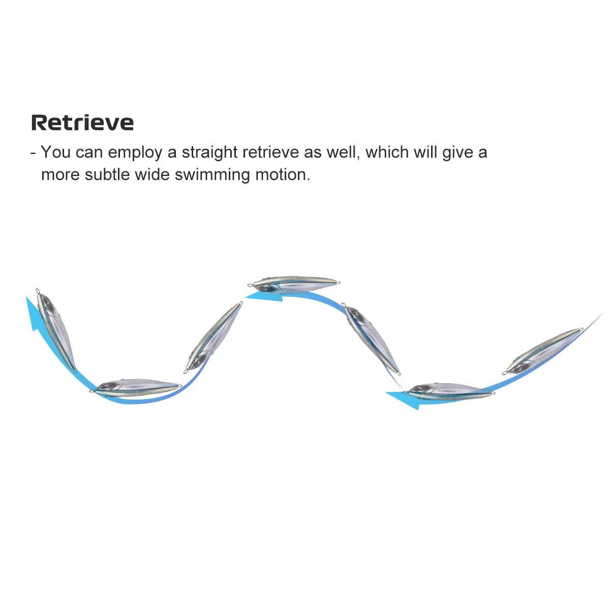 CHEERY Japan Treble Hooks Sinking Diving Stainless Steel, ABS Pencil Lure - view 3