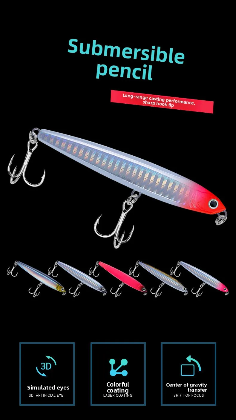 Factory Wholesale Long Range Submersible ABS ABS Lure Accessories - view 7