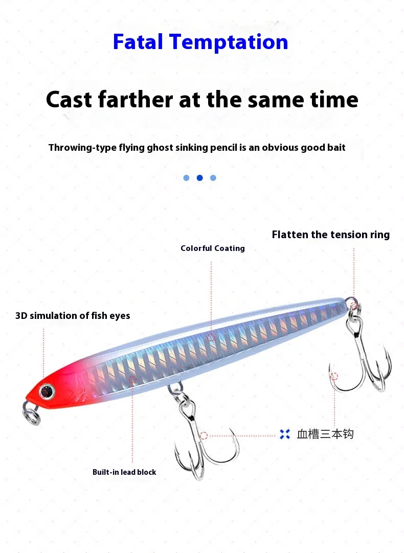 Factory Wholesale Long Range Submersible ABS ABS Lure Accessories - view 8