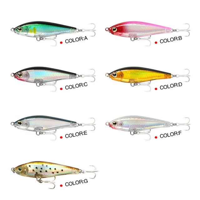 Cheery 70mm 7 8g Slow Sinking ABS Lure Kit - view 5