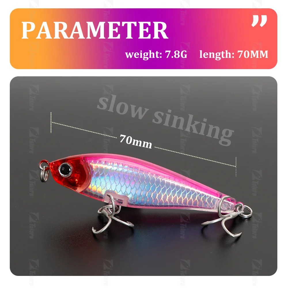 Minnow 70mm 7 8g Pencil Fishing Plastic Pencil Lure - view 2