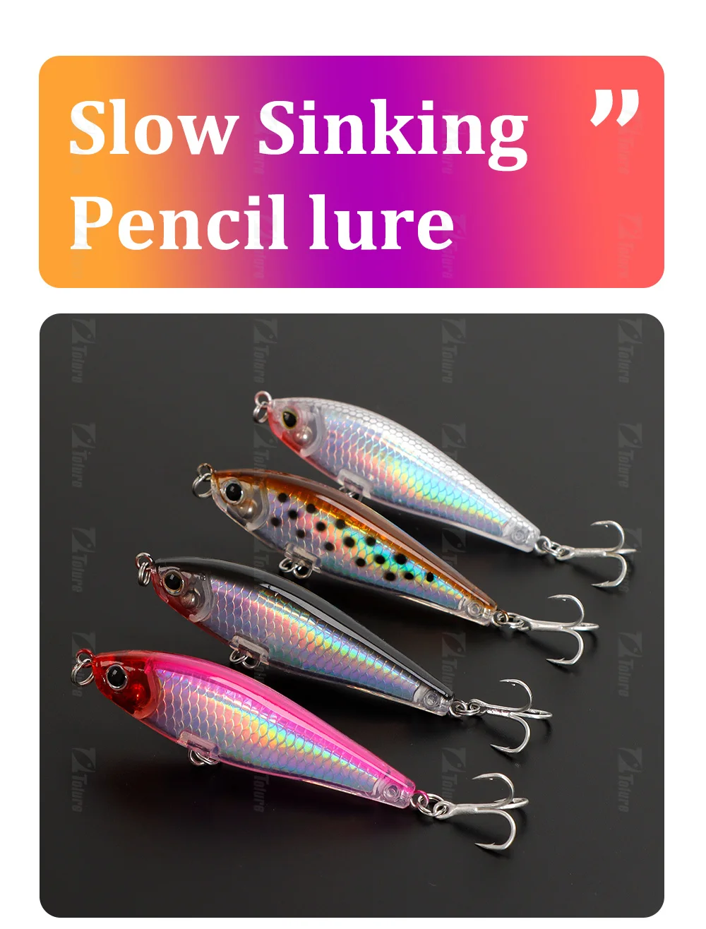 Minnow 70mm 7 8g Pencil Fishing Plastic Pencil Lure - view 7