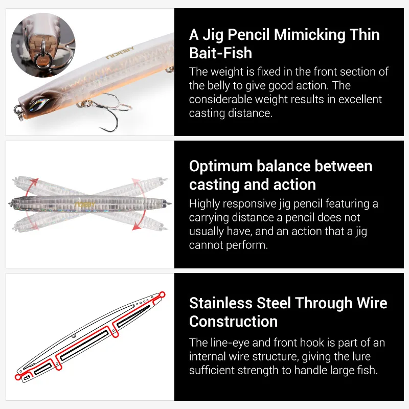 Sinking Fish Bait 130mm 38g Silicone Various Lure, Various - view 5