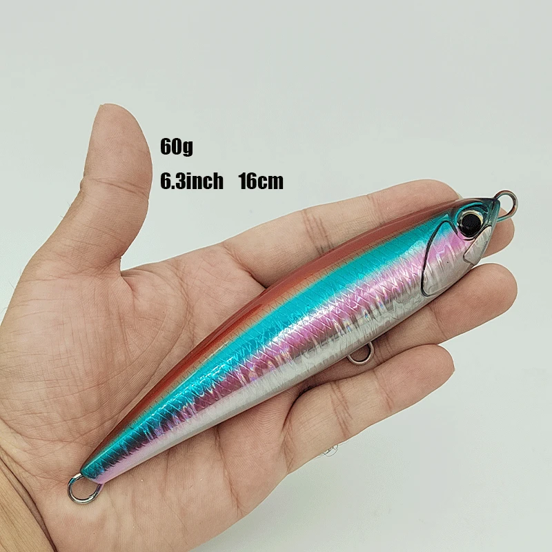 Crankbait Musky Sublimation Popper Topwater Body ABS Pencil Lure - view 11