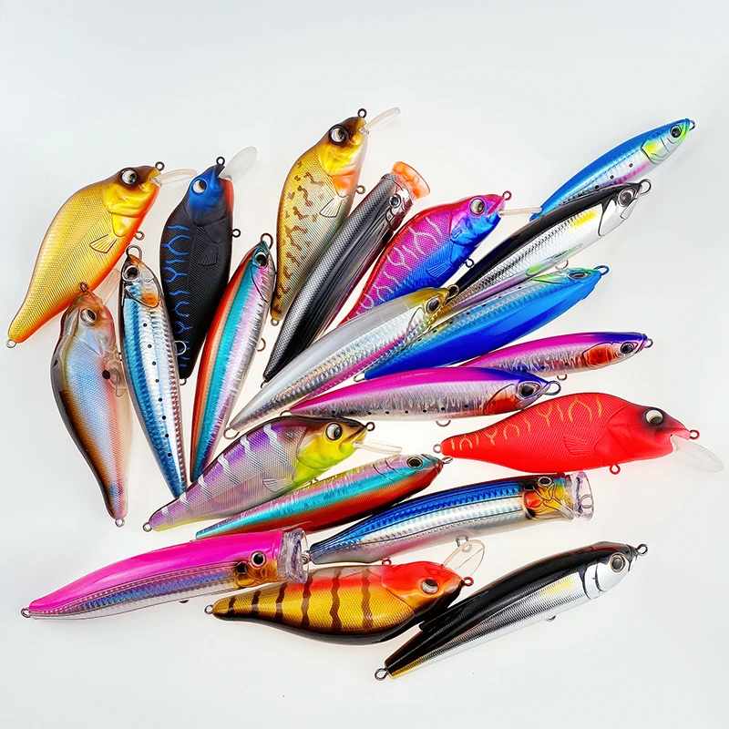 Crankbait Musky Sublimation Popper Topwater Body ABS Pencil Lure - view 16
