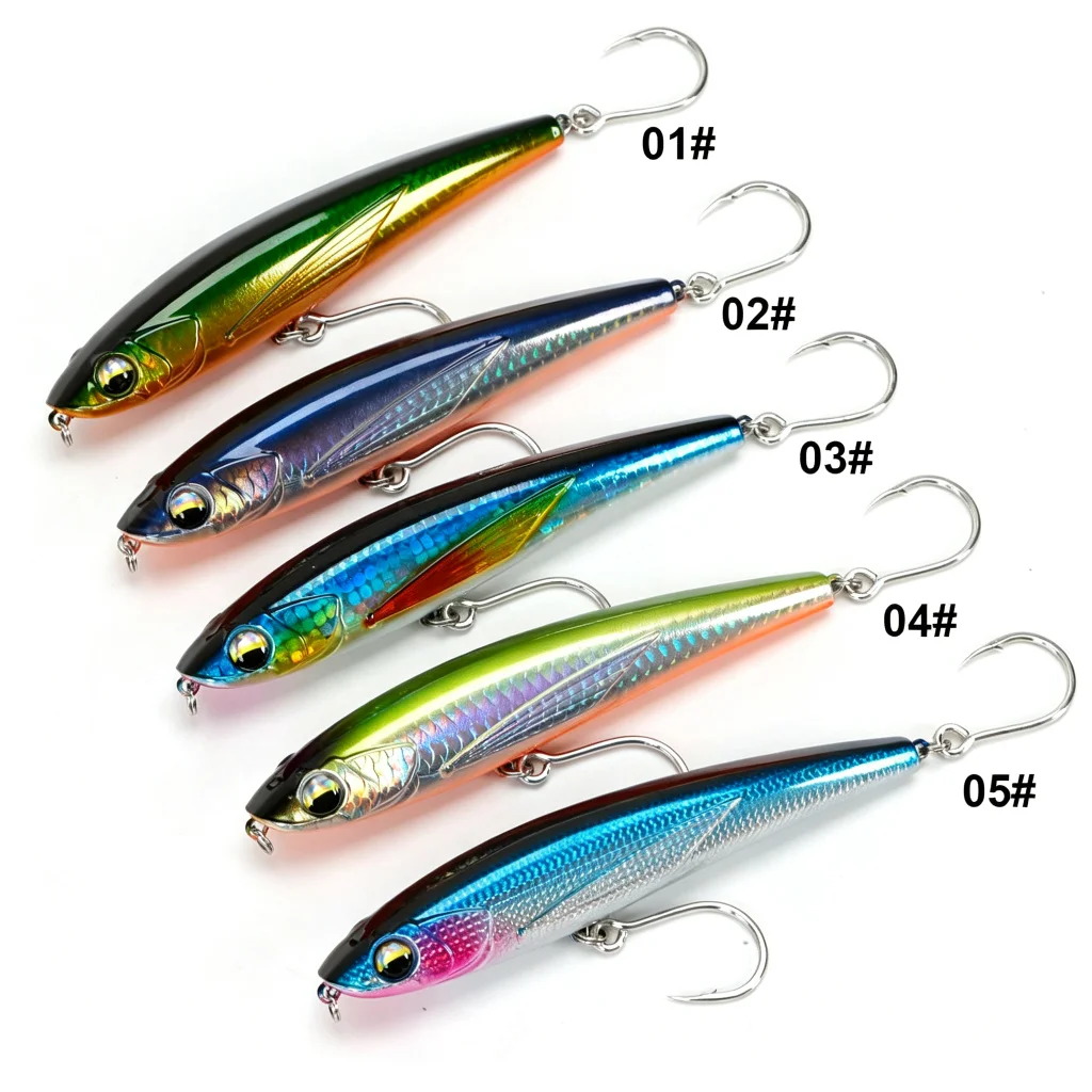 Cheery New Artificial Bait 50g 120mm ABS Pencil Lure - view 2