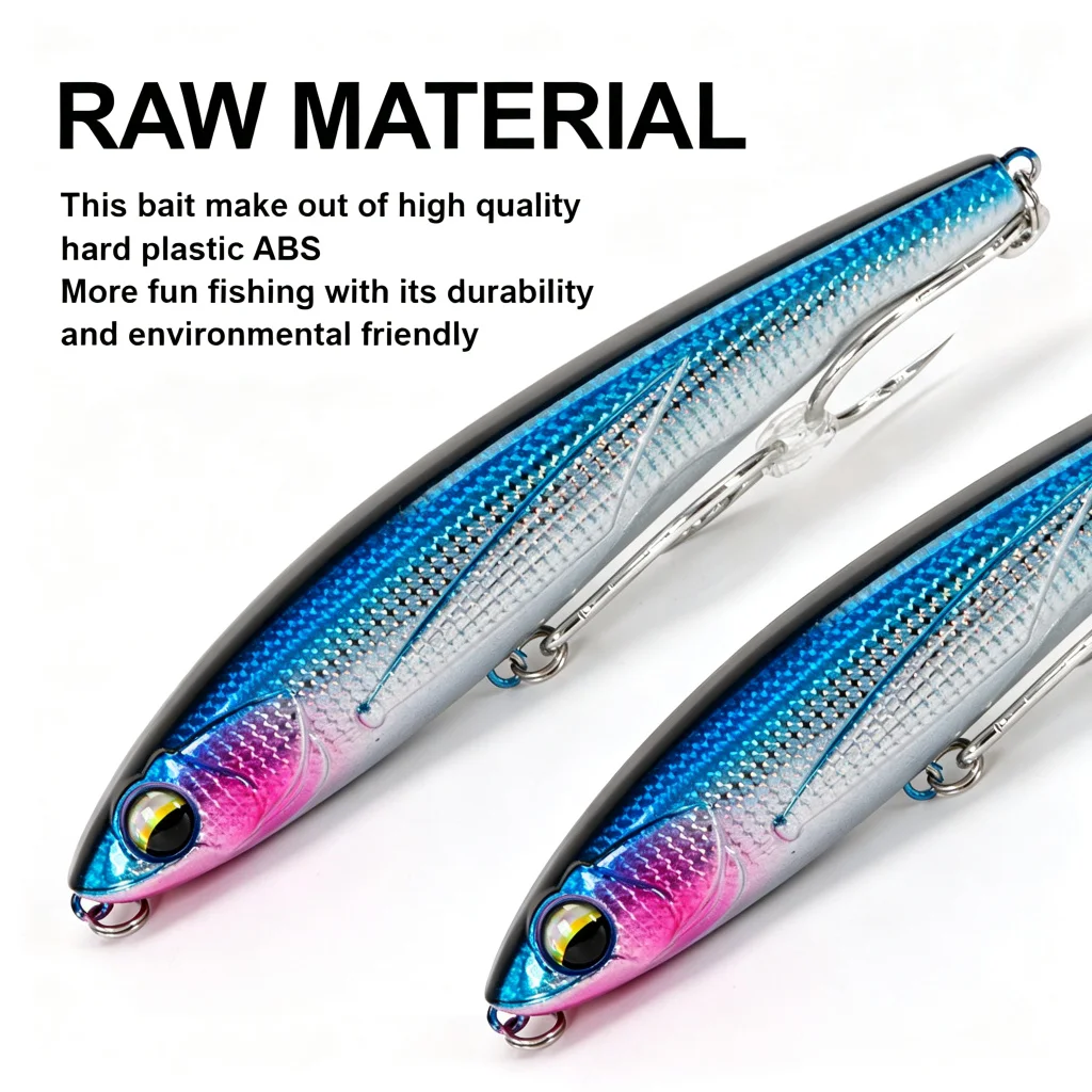 Cheery New Artificial Bait 50g 120mm ABS Pencil Lure - view 5