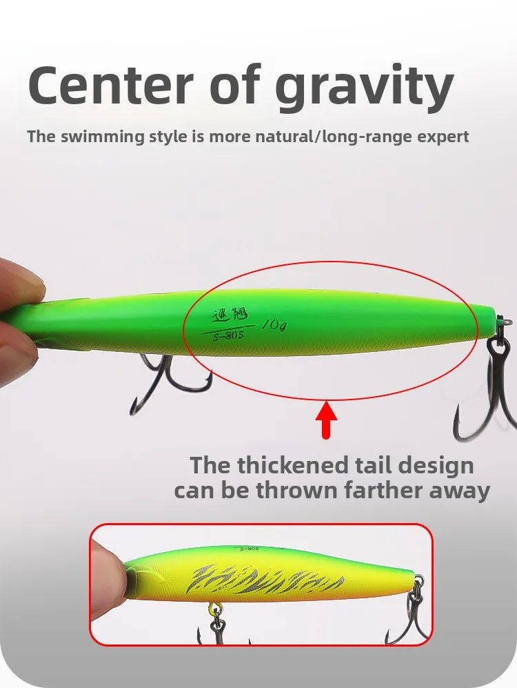 Cheery Casting Lure Whitefish Crank Bait ABS Lure Accessories - view 10