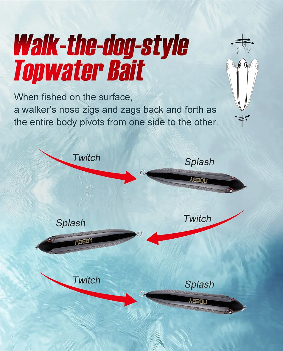 Float Pencil Bait Pencil Walker Fishing Various Lure, Various - view 9