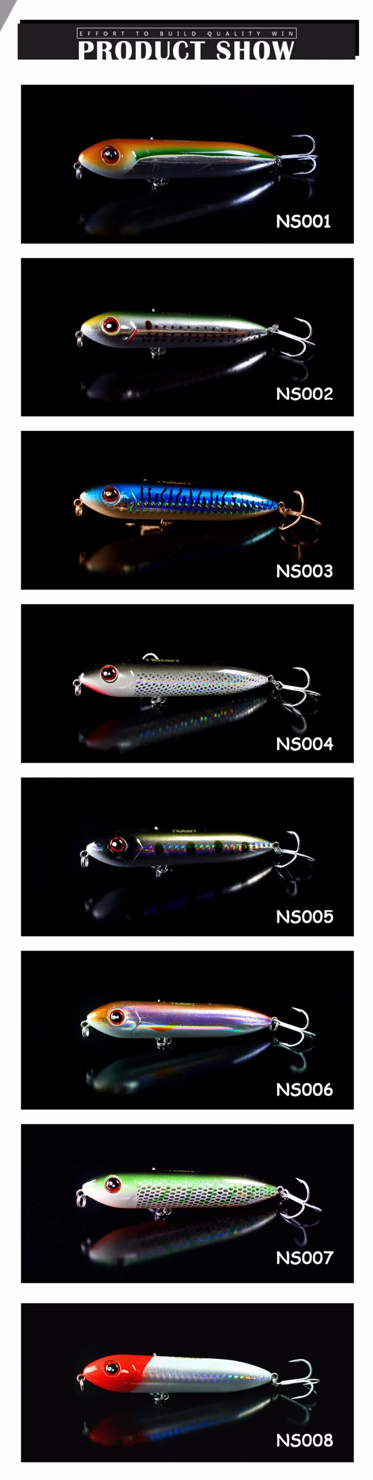 Float Pencil Bait Pencil Walker Fishing Various Lure, Various - view 13
