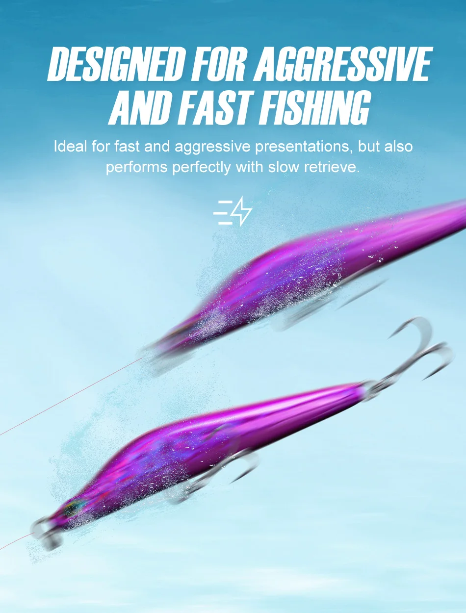 105mm 40g Saltwater Sinking Fishing Pencil Silicone Lure - view 13