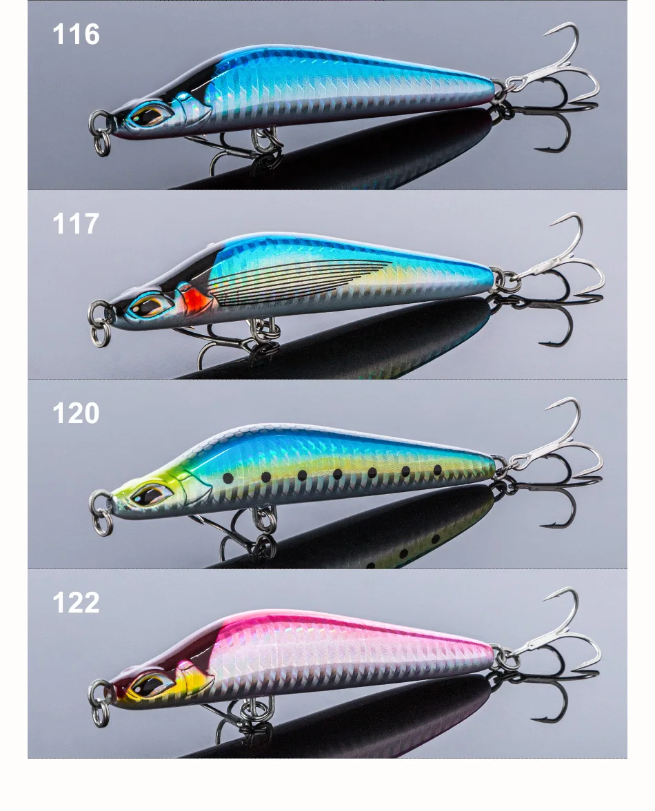105mm 40g Saltwater Sinking Fishing Pencil Silicone Lure - view 17