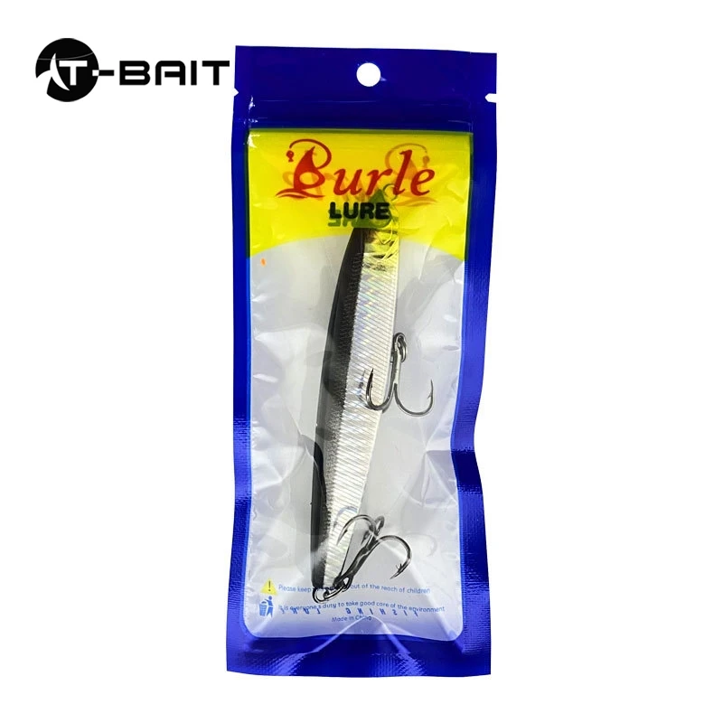 Bass Fishing Slow Sinking Minnow Swim ABS, Metal, Plastic, Various Pencil Lure - view 3