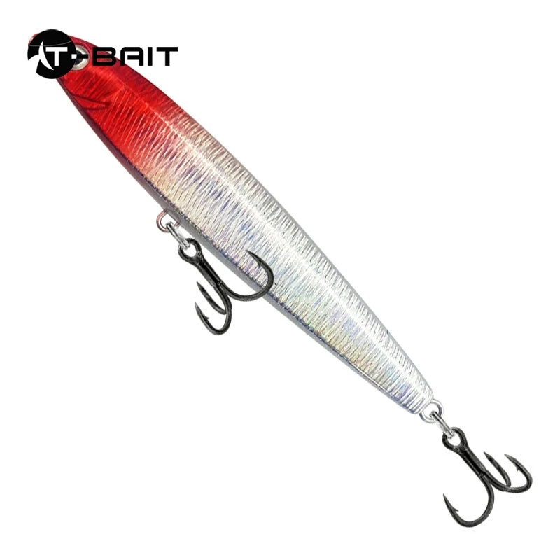 Bass Fishing Slow Sinking Minnow Swim ABS, Metal, Plastic, Various Pencil Lure - view 4