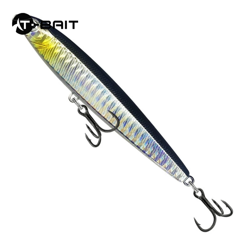 Bass Fishing Slow Sinking Minnow Swim ABS, Metal, Plastic, Various Pencil Lure - view 5