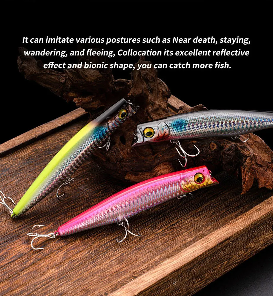 Cheery 12cm 21 7g Deep Diving ABS, Plastic Minnow Lure - view 14